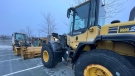 Snow equipment is pictured in Dartmouth, N.S., on Jan. 20, 2023. (Carl Pomeroy/CTV)