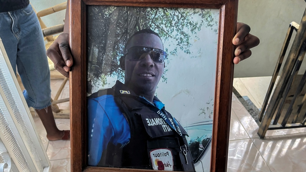 Haitian police officer Ricken Staniclasse