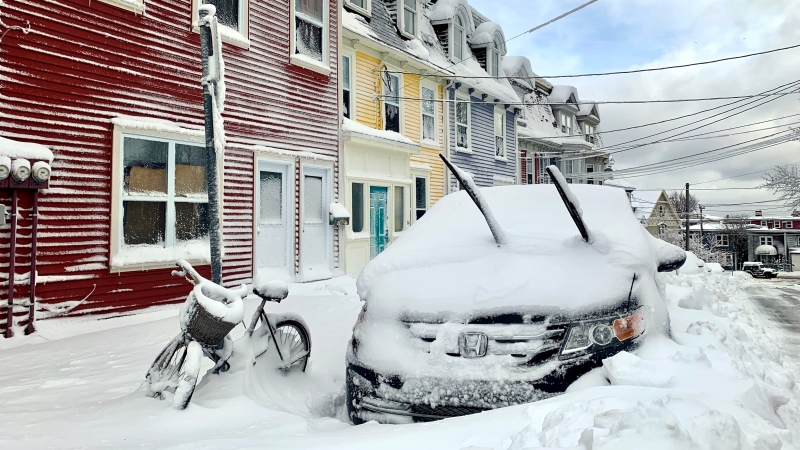 First big snowfall of the year dumps more than 50 centimetres on St. John's, N.L.