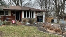 A house in Cambridge following a late night fire. (Karis Mapp/CTV Kitchener) (Jan. 22, 2023)