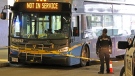 Police were called to the New Westminster SkyTrain station on Saturday, Jan. 22, 2023.