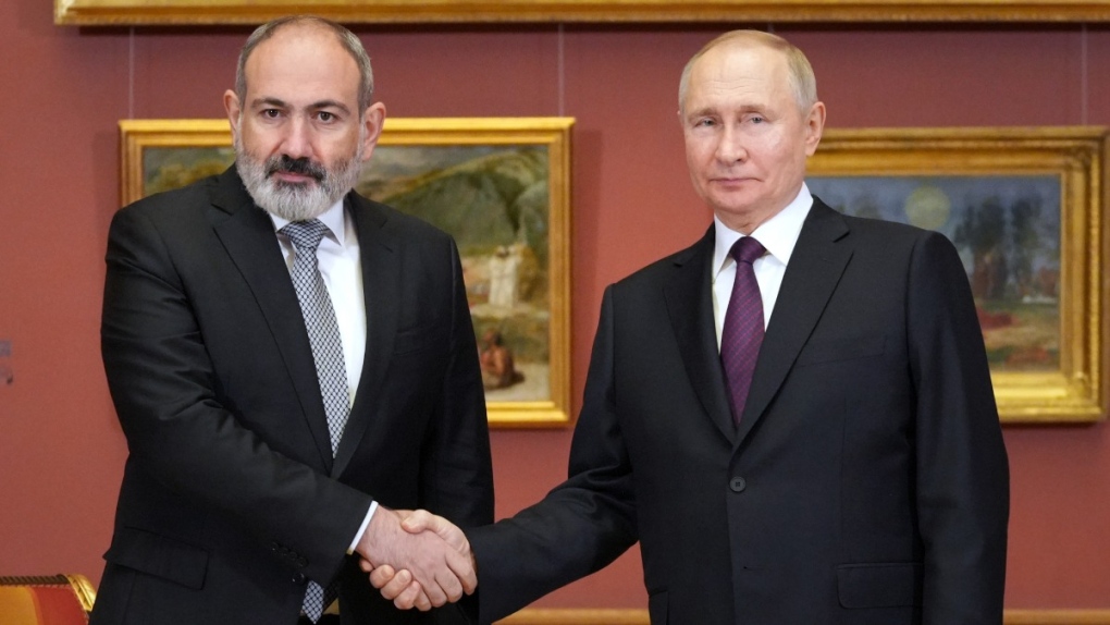 Putin and Pashinyan in 2022