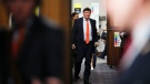 Minister of Intergovernmental Affairs, Infrastructure and Communities Dominic LeBlanc leaves a cabinet meeting on Parliament Hill in Ottawa, on Tuesday, Nov. 29, 2022. THE CANADIAN PRESS/Sean Kilpatrick