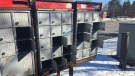 An image of Corrine Clifton's community mailbox that was allegedly broken into. (CTV News Toronto)