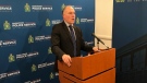 Saskatoon police superintendent Patrick Nogier says at least 20 people, mostly seniors, were targeted by three men accused of being involved in organized crime. (Pat McKay / CTV News)