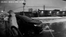 A still of the surveillance footage of the reported theft at Bridge Bike Works, involving a one-of-a-kind $15,000 bike. (CTV News Toronto)