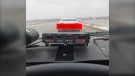 South Bruce OPP stopped a driver who was allegedly travelling 145 km/h in a posted 80 km/h zone in Bruce Township on Jan. 20, 2023. (Source: West Region OPP/Twitter)