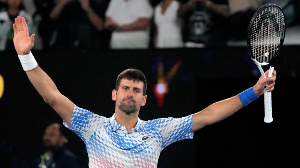 Novak Djokovic at the Australian Open