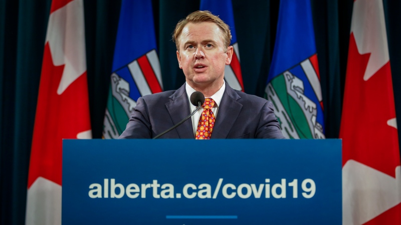 Allegations of Tyler Shandro's inappropriate conduct while he was Alberta's health minister are the subject of proceedings led by the Law Society of Alberta. (THE CANADIAN PRESS/Jeff McIntosh)