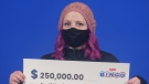 April Hess, 34, of Newmarket, Ont., won $250,000 with Instant Bingo (Game 3078). (OLG)