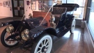 1911 Tudhope-Everitt car at the Simcoe County Museum in Midhurst, Ont. (CTV News/Jonathan Guignard)