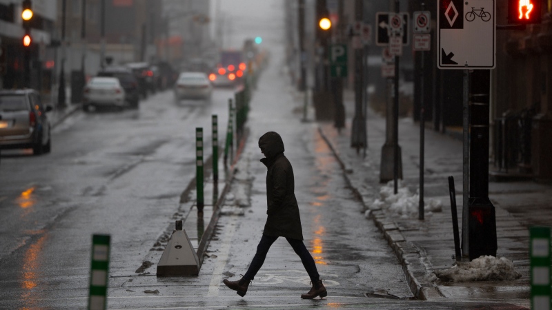 Soggy winter storm closes N.B. schools, warnings in effect across the Maritimes