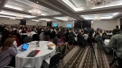 The final French innovative immersion program consultation was held in Fredericton on Jan. 25, 2023. (Alyson Samson/CTV)