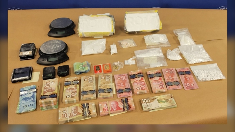 Items seized as part of an investigation by London Police Service on Jan. 25, 2023. (Source: London police)