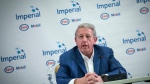 Imperial Oil President and CEO Brad Corson answers questions at a news conference in Calgary, Wednesday, Dec. 4, 2019. THE CANADIAN PRESS/Todd Korol