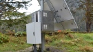 An earthquake early warning sensor is pictured on Vancouver Island. (Earthquakes Canada)