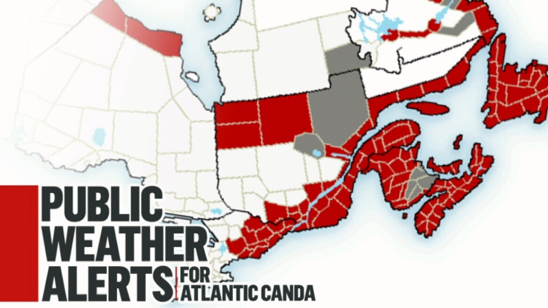 Forecast: Winter storm heads to Atlantic Canada