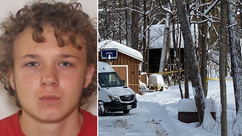 Trey Gagnon, 18, of Laurentian Valley Township, was arrested Thursday, Jan. 26, 2023. Gagnon was wanted for second-degree murder after police officers, responding to a 911 call,  discovered one person dead at a home in Eganville, Ont. Wednesday night.