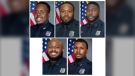 This combo of images provided by the Memphis Police Department shows, from top row from left, officers Tadarrius Bean, Demetrius Haley, Emmitt Martin III, bottom row, from left, Desmond Mills, Jr. and Justin Smith. (Memphis Police Department via AP) 