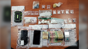 OPP seized $20,000 in narcotics from Iroquois Falls home, including crack cocaine, cocaine, crystal meth and fentanyl. Jan. 25/23 (Ontario Provincial Police)