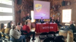 The management team made the announcement at the Red Barn Brewing Company in Blenheim, Ont., on Friday, Jan. 27, 2023. (Chris Campbell/CTV News Windsor)
