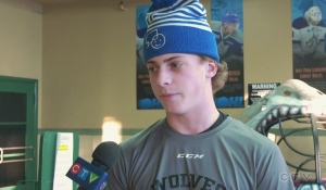 It often gets lost on spectators that the young men who make up the league are just that, young men. And with the complexities of being a normal teenager, throwing in the added pressures of competitive hockey, mental health can sometimes take a hit. (Photo from video)