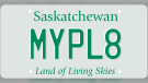 An example of a personalized Saskatchewan licence plate is shown in this image from provincial insurer SGI's website. (sgi.sk.ca)