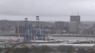 The two super post-Panamax cranes, each worth about $25 million, landed in Saint John on Friday night after leaving Charleston, South Carolina on Jan. 22.