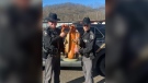The "Weinerman" statue was stolen from West Virginia restaurant Dairy Winkle. (Kanawha County Sheriff's Office)