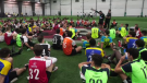 Scouts from across North America were in Montreal on Jan. 29, 2023 looking for talented young soccer players.
