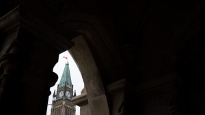 The Peace tower is seen on Parliament Hill, Sept. 20, 2022 in Ottawa. THE CANADIAN PRESS/Adrian Wyld