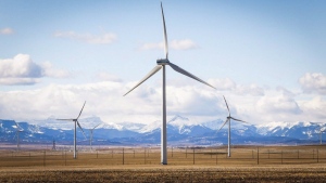 TransAlta wind turbines are shown at a wind farm near Pincher Creek, Alta., Wednesday, March 9, 2016. The rural municipality, located between the cities of Calgary and Lethbridge, is the poster child for Alberta's renewable energy boom. (THE CANADIAN PRESS/Jeff McIntosh)