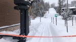 A six-year-old girl has died after an accident involving a T-bar at the Val-Saint-Come ski resort in Que. (Scott Prouse/CTV News)