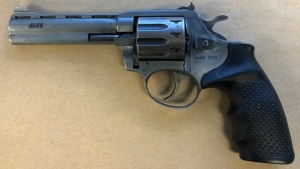 Police seized an Alfa Model 251C, seen here, during a four-month-long firearms trafficking investigation between Edmonton, Gibbons and Fort McMurray. A Gibbons resident was charged. (Photo provided.)