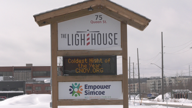 The Lighthouse Shelter in Orillia. January 30th, 2023 (CTV NEWS/Ian Duffy)