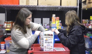 Demand at Canadore College's student food bank is increasing as some college students are finding it hard to pay all of their expenses. Demand is up more than 50 per cent since the last school year and the shelves always need to be filled with food products. (Eric Taschner/CTV News)