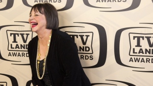 Cindy Williams arrives at the TV Land Awards 10th Anniversary in New York on April 14, 2012. (AP Photo/Charles Sykes)