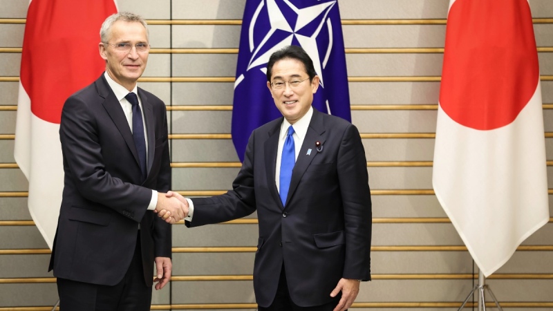 NATO chief urges closer ties with Japan to defend democracy
