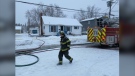 Firefighters were called to a home on Waverley Ave. in the central part of the city just after 7 a.m. on Jan. 31, 2023. (Derek Haggett/CTV Atlantic)