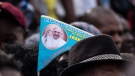 Awaiting Pope Francis in Kinshasa, Congo, on Jan. 31, 2023. (Moses Sawasawa / AP)