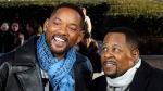 Will Smith, left, and Martin Lawrence pose in Paris, Jan. 6, 2020. (Thibault Camus / AP) 