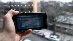 When it comes to AI tools like ChatGPT and its usage in higher education, university professors say it’s an inevitability that students will turn to it. A ChatGPT prompt is shown on a device near a public school in Brooklyn, New York, Thursday, Jan. 5, 2023. (THE CANADIAN PRESS/AP-Peter Morgan)