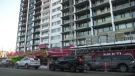 The apartment building at 6550 Sherbrooke St. West will have to clear the underground parking garage for at least six months due to repairs, leaving some tenants scrambling to find other options. (CTV News)