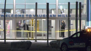 Suspect crashes through Vaughan Mills mall for rob