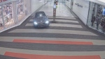A vehicle is seen driving through a Vaughan Mills mall as part of a smash-and-grab style robbery. (York Regional Police)