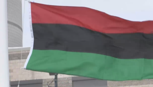 Barrie celebrated Black History Month with a flag raising Feb. 1, 2023 (CTV NEWS/BARRIE)