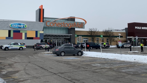 Conestoga Mall on Feb. 2, 2023 (CTV News/Krista Sharpe)