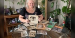 A woman named Jojo from River Canard, Ont. is on a mission to identify the men and women in a box of old photographs she discovered in her attic in January 2023. (Chris Campbell/CTV News Windsor)
