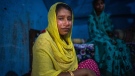 Sonali Begum, 17, cries as she describes how her husband Siddique Ali, 23, was picked up by the police, at her rented house in Guwahati, India, Feb. 4, 2023. Indian police have arrested more than 2,000 men in a crackdown on illegal child marriages in involving girls under the age of 18. Begum is seven months pregnant. (AP Photo/Anupam Nath)