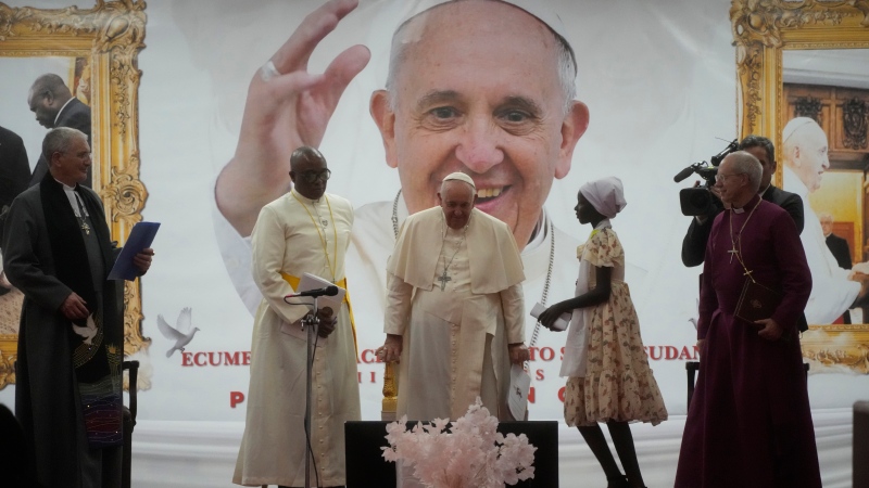 Pope says South Sudan's future depends on treatment of women